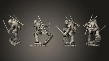 Military figurines Last Ronin 3d model