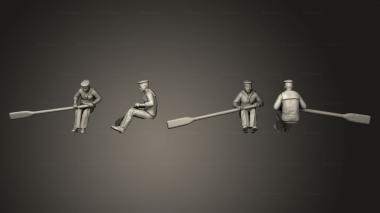 Military figurines launch Oar 05 3d model