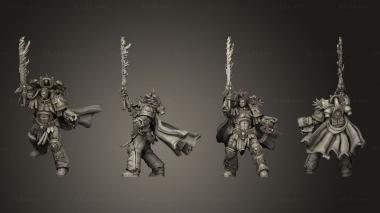 Military figurines Leader Pose Single 3d model