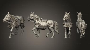 Military figurines LEGATE TITUS HORSE 3d model