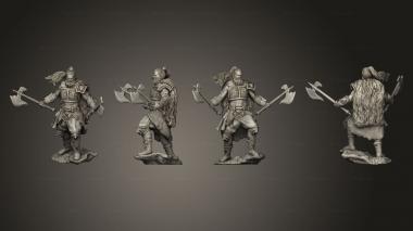 Military figurines Legendary Warrior Axe 3d model