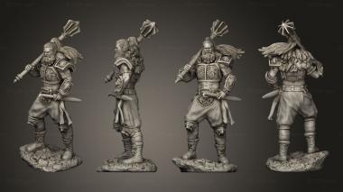 Military figurines Legendary Warrior Mace 3d model