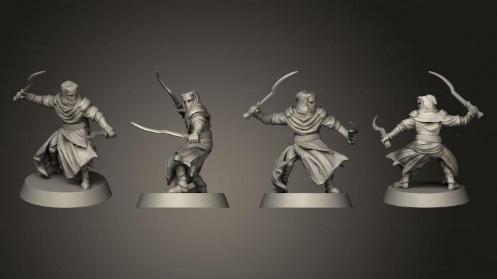 Military figurines (Legends Builds Nights Cult Captain, STKW_8872) 3D models for cnc