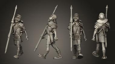 Military figurines LEGGIONAIRE MARCHING 3d model