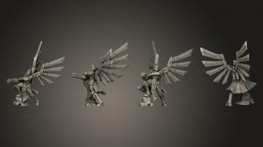 Military figurines Legion Erza Commander Minigun 3d model