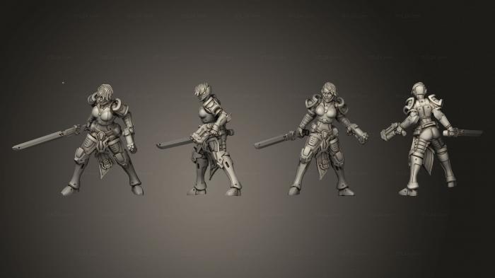 Military figurines (Legion Erza Knights  002, STKW_8876) 3D models for cnc