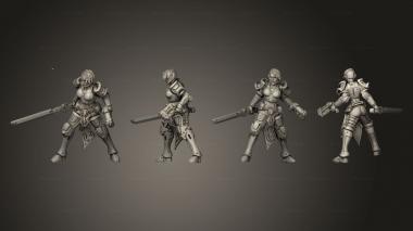 Military figurines Legion Erza Knights  002 3d model