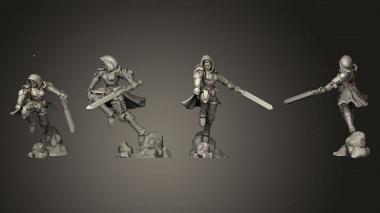 Military figurines Legion Erza Knights  003 3d model