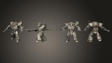 Military figurines Legion Fire Bird Terminators by That Evil One 3d model