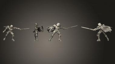 Military figurines Legion Infantry Men 03 3d model