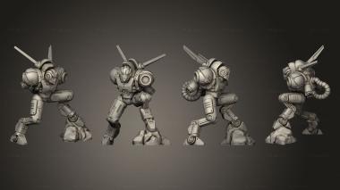 Military figurines Legion Prime Mech 002 3d model