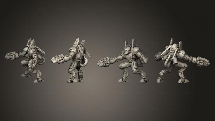 Military figurines (Legion Prime Mech 004, STKW_8885) 3D models for cnc