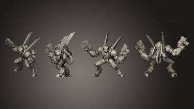 Military figurines Legion Prime Mech 005 3d model