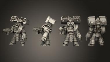 Military figurines Legion Siege Breakers by That Evil One 3d model