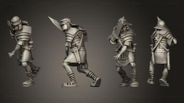 Military figurines LEGIONNAIRE FLANK 2 3d model