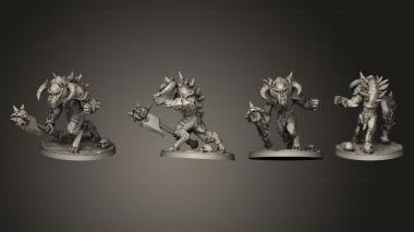 Military figurines Lesser Demon 1 3d model