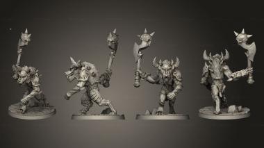 Military figurines Lesser Demon 2 3d model