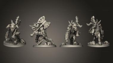 Military figurines Lesser Demon 4 3d model