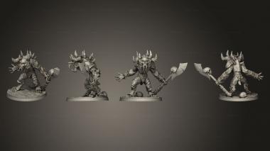 Military figurines Lesser Demon 7 3d model