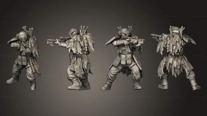Military figurines (liberator 2, STKW_8929) 3D models for cnc