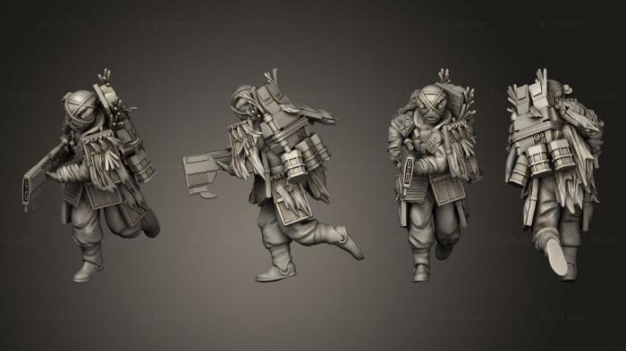 Military figurines (liberator 5 v 2, STKW_8932) 3D models for cnc