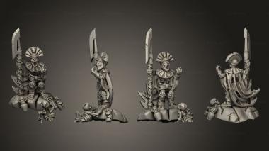 Military figurines Lich Prist 03 3d model