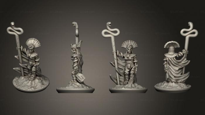 Military figurines (Lich Prist 05, STKW_8937) 3D models for cnc