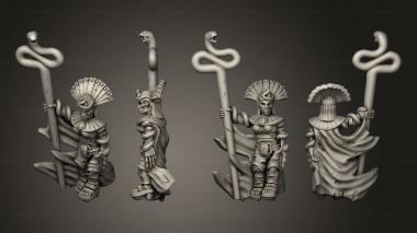 Military figurines Lich Prist 06 3d model