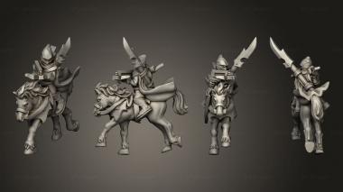 Military figurines light cavalry 03 3d model