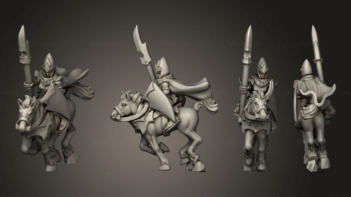 Military figurines (light cavalry 05, STKW_8944) 3D models for cnc