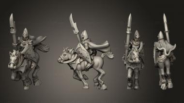 Military figurines light cavalry 06 3d model