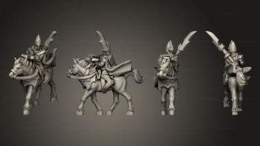 Military figurines light cavalry 11 3d model