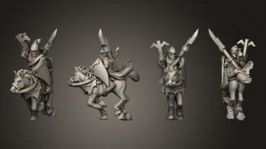 Military figurines light cavalry 13 3d model