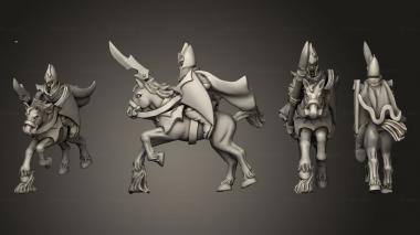 Military figurines light cavalry 15 3d model