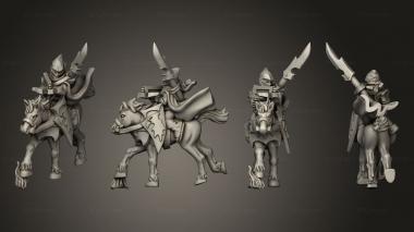 Military figurines light cavalry 18 3d model
