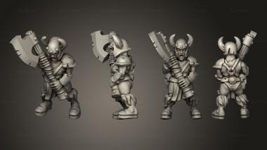 Military figurines Light Infantry 10 3d model