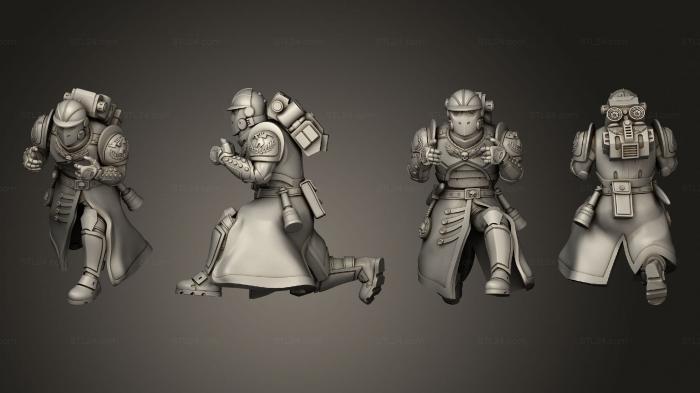 Military figurines (Light weapon teams SM 1 Gunner, STKW_9053) 3D models for cnc