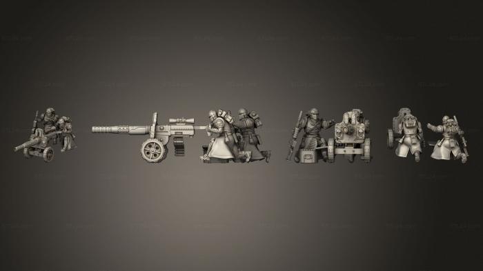 Military figurines (Light weapon teams SM 2, STKW_9054) 3D models for cnc
