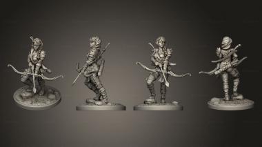 Military figurines Lila 3d model