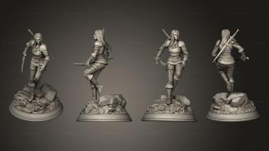 Military figurines Lina Vixine 3d model