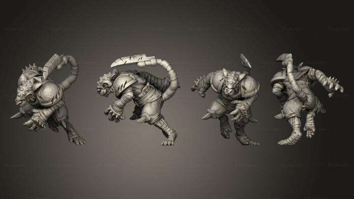 Military figurines (Line Command 07, STKW_9080) 3D models for cnc