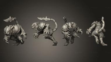 Military figurines Line Command 08 3d model