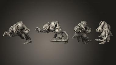 Military figurines Line Command 09 3d model