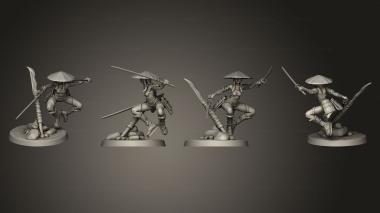 Military figurines Ling the Eastern Edge 3d model