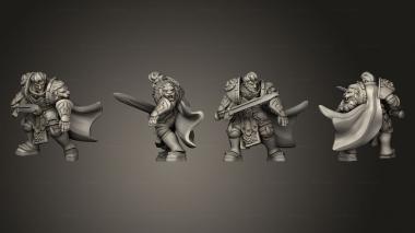 Military figurines Lion Knight 3d model