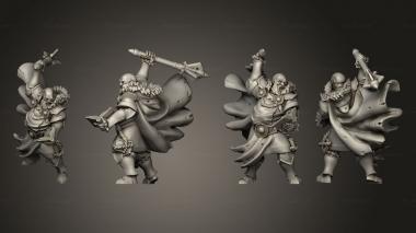 Military figurines Lion Tower Male Cleric 3d model