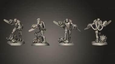 Military figurines Logan Butcher 3d model