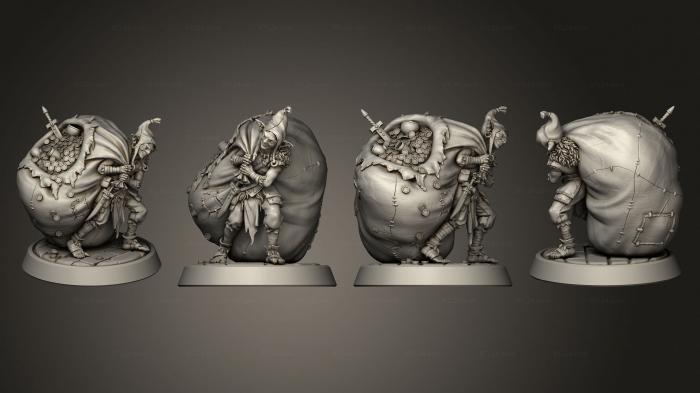 Military figurines (Looting Goblin, STKW_9154) 3D models for cnc