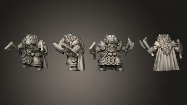 Military figurines Lord Dual Axes 1 3d model