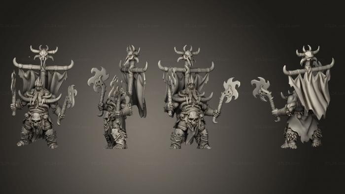 Military figurines (Lord, STKW_9165) 3D models for cnc